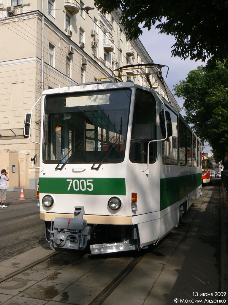 Москва, Tatra T7B5 № 7005; Москва — Парад в честь 110-летия Московского трамвая