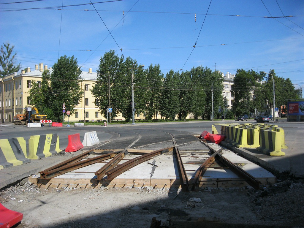 Санкт-Петербург — Строительство новых трамвайных линий