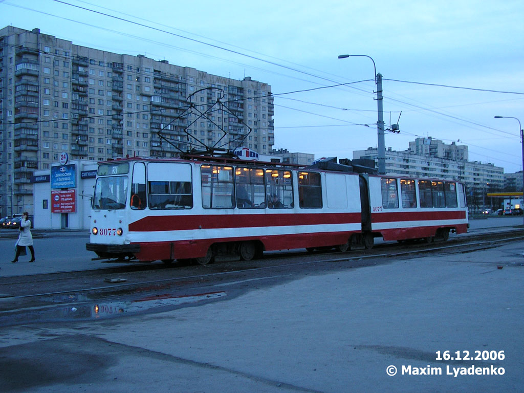 Санкт-Петербург, ЛВС-86К № 3077