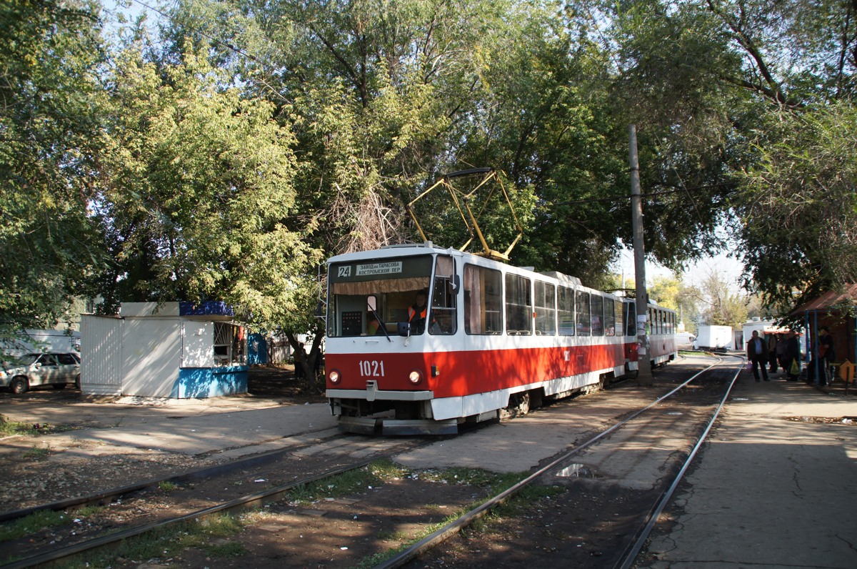 Самара, Tatra T6B5SU № 1021