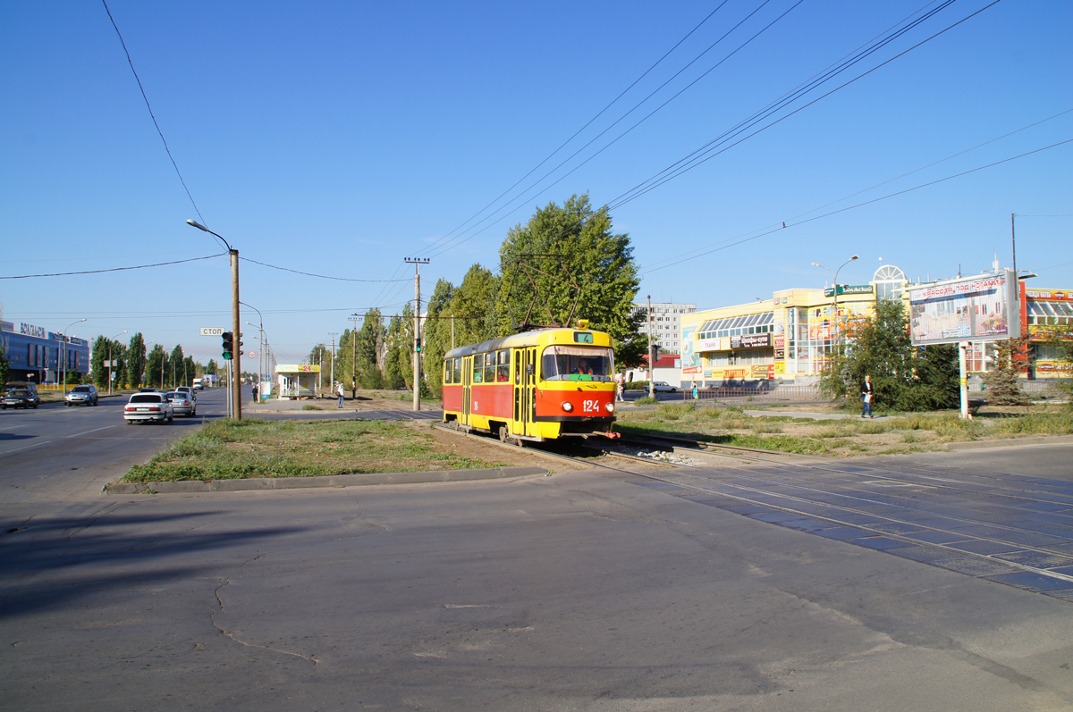 Волжский, Tatra T3SU № 124