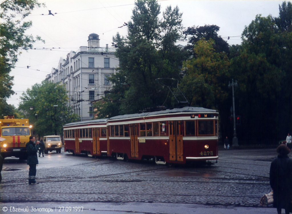 Санкт-Петербург, ЛМ-33 № 4275; Санкт-Петербург — Парад в честь 90-летия Петербургского трамвая