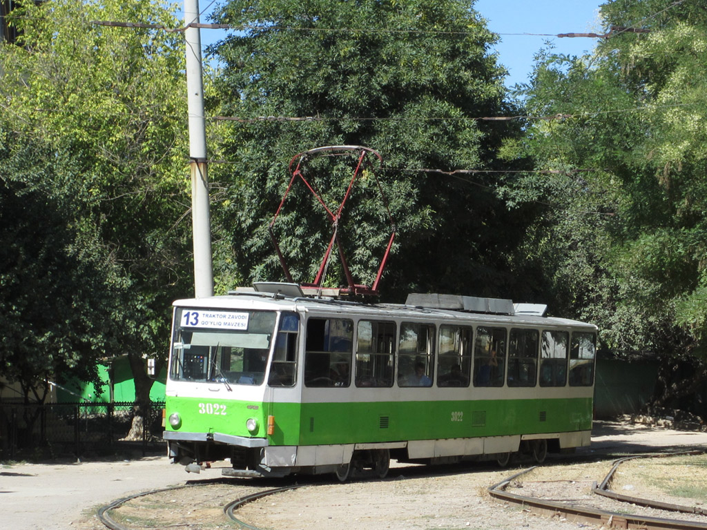 Ташкент, Tatra T6B5SU № 3022