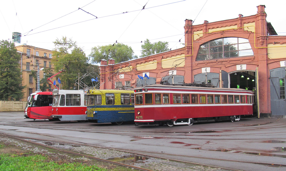 Санкт-Петербург, ЛМ-33 № 4275; Санкт-Петербург — Парад в честь 105-летия Петербургского трамвая