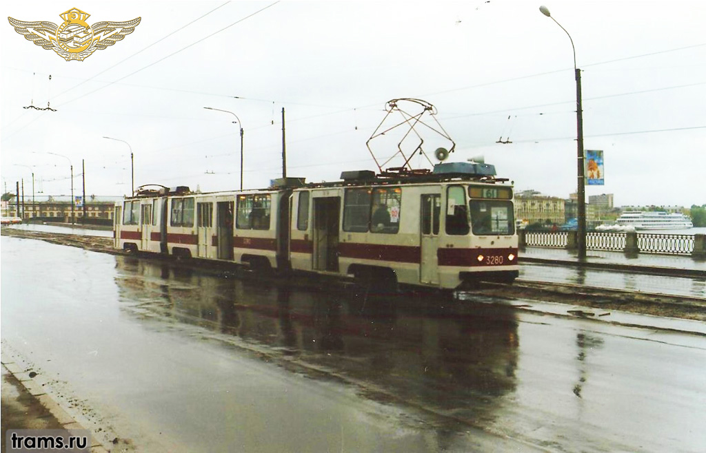 Санкт-Петербург, ЛВС-93 / 71-139 № 3280; Санкт-Петербург — Парад в честь 90-летия Петербургского трамвая