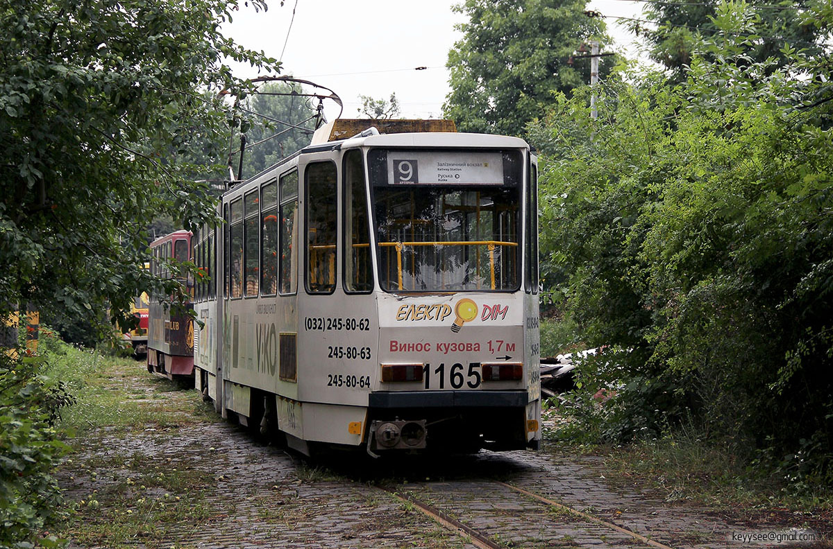 Львов, Tatra KT4D № 1165