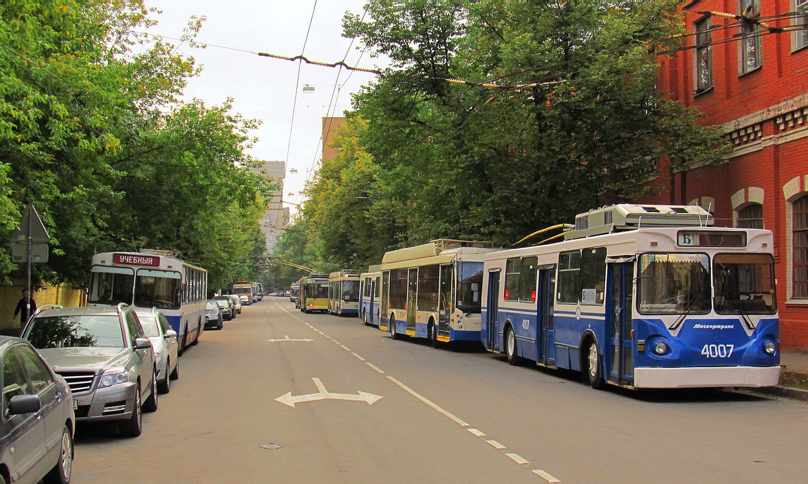Москва, МТрЗ-6223 № 4007; Москва — Троллейбусные линии
