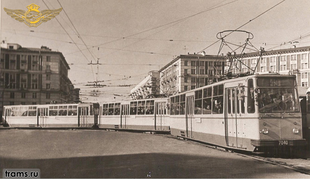 Санкт-Петербург, ЛМ-68М № 7040; Санкт-Петербург — Исторические фотографии трамваев