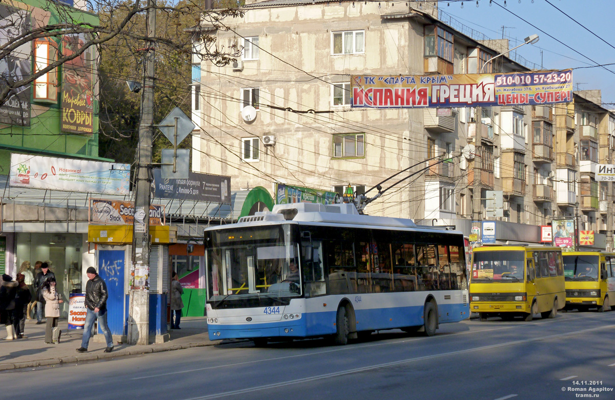 Крымский троллейбус, Богдан Т70110 № 4344