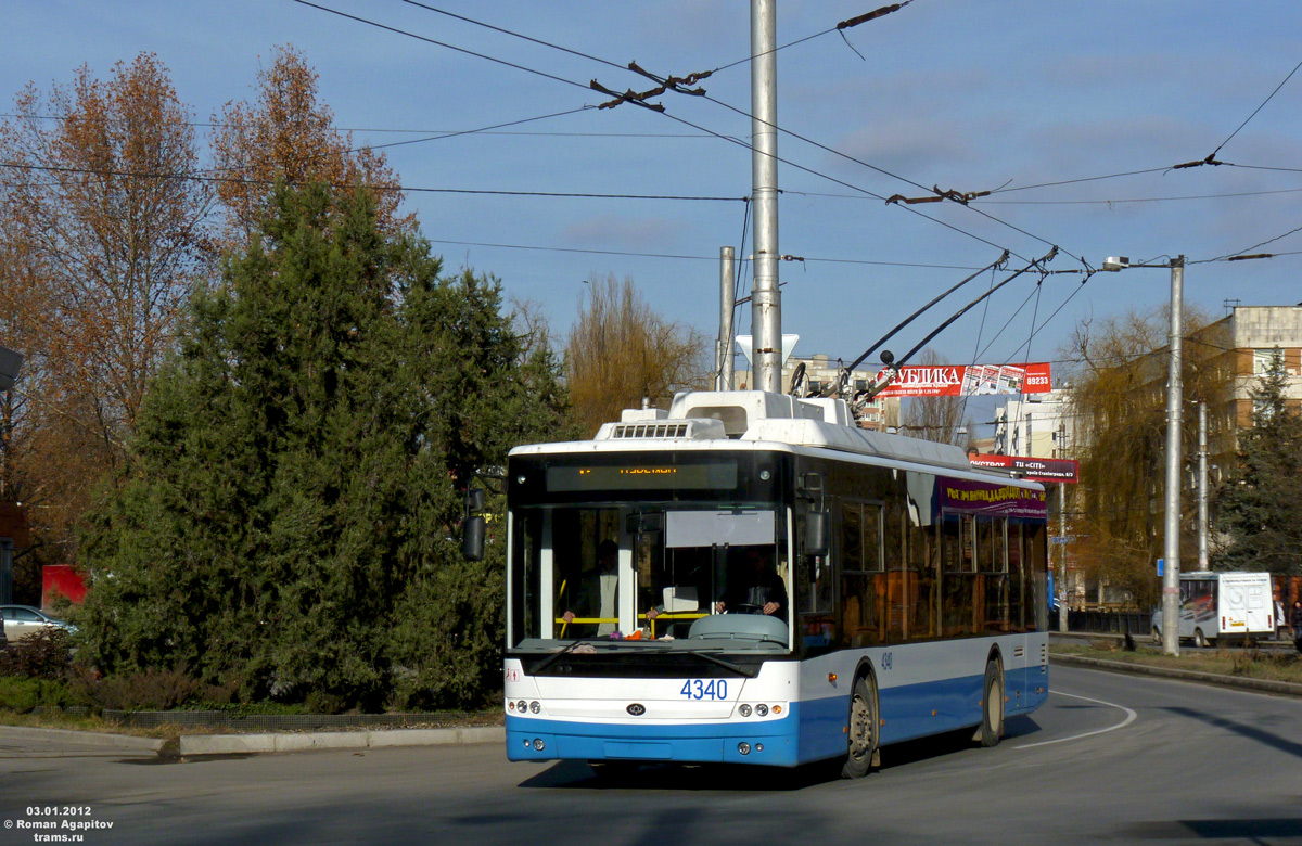 Крымский троллейбус, Богдан Т70110 № 4340