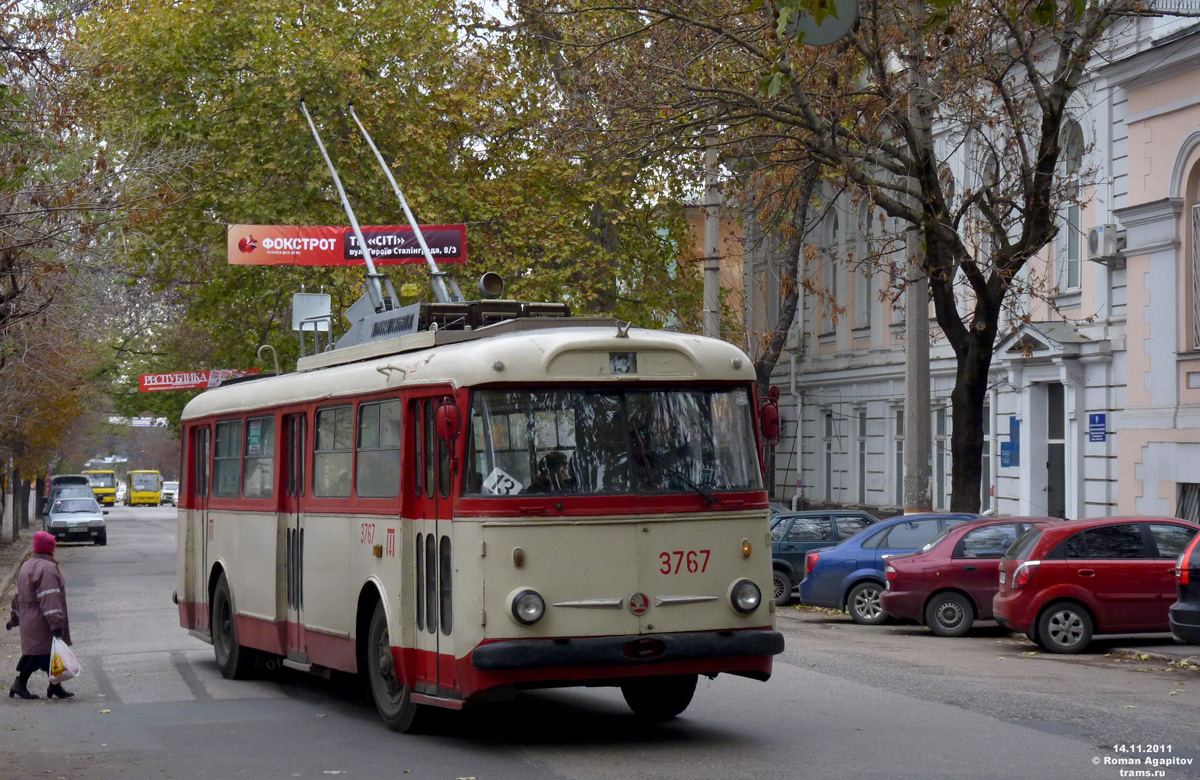 Крымский троллейбус, Škoda 9TrH27 № 3767