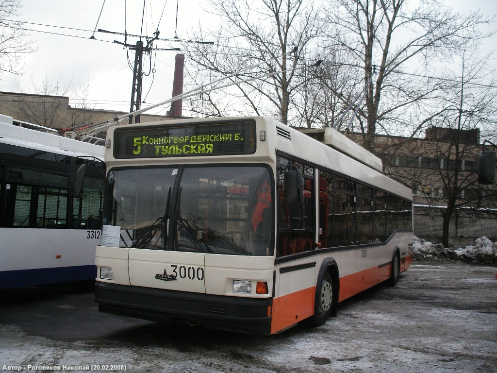 Санкт-Петербург, ПТ-6231 № 3000