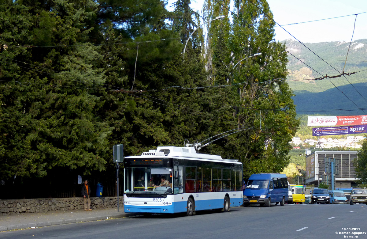 Крымский троллейбус, Богдан Т70110 № 6306