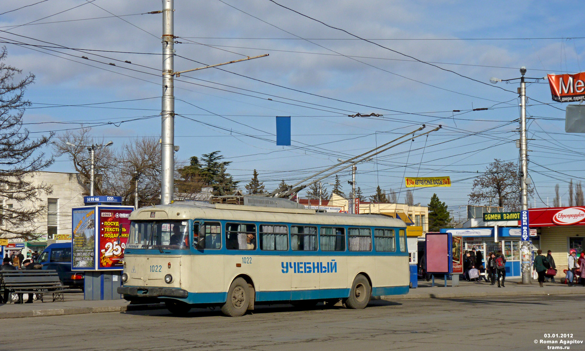 Крымский троллейбус, Škoda 9Tr21 № 1022