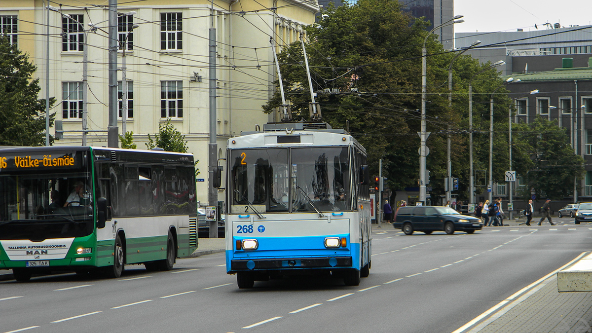 Таллин, Škoda 14Tr02/6 № 268