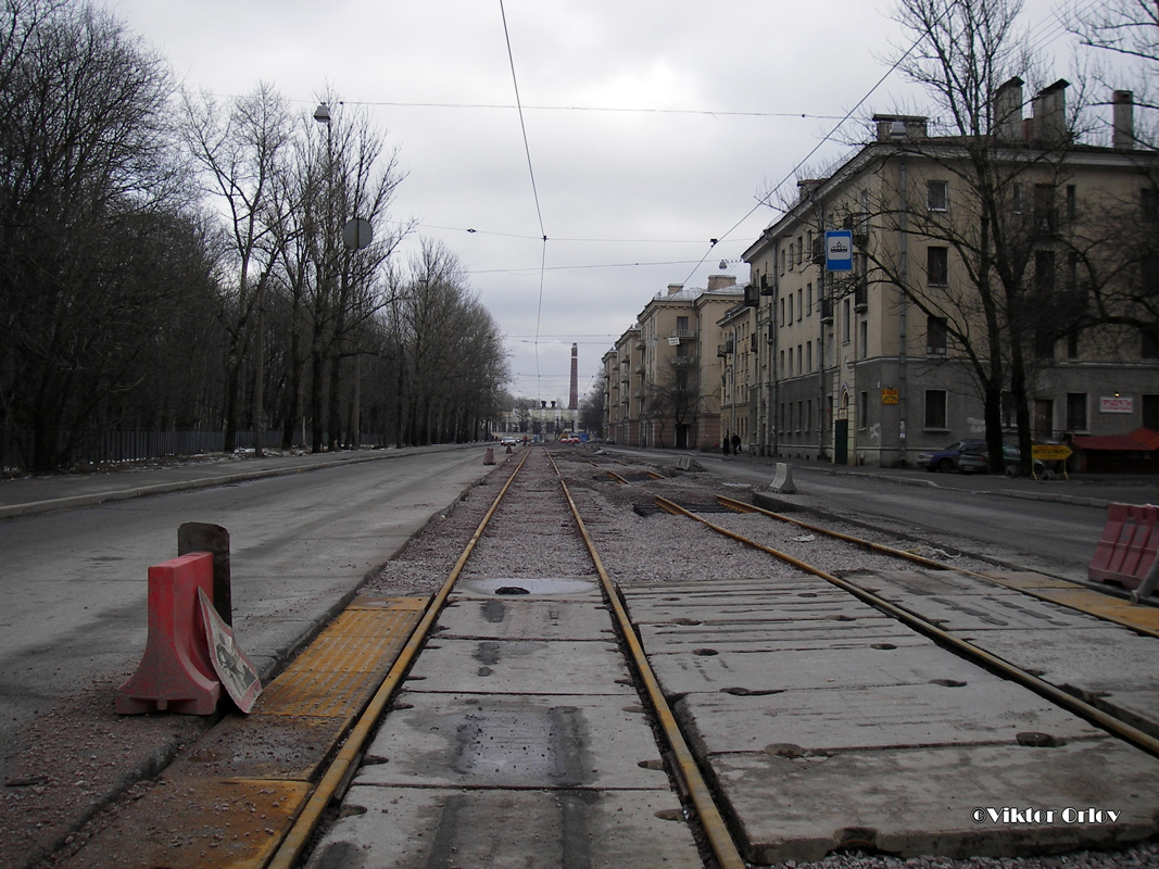 Санкт-Петербург — Ремонты трамвайных линий