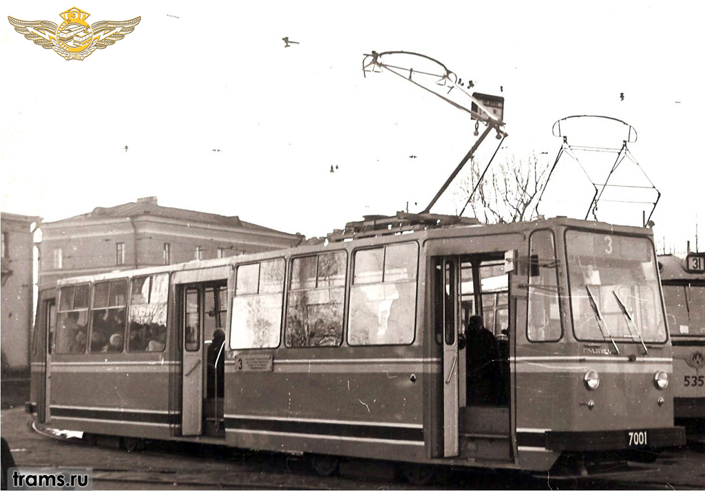 Санкт-Петербург, ЛМ-68М № 7001; Санкт-Петербург — Исторические фотографии трамваев