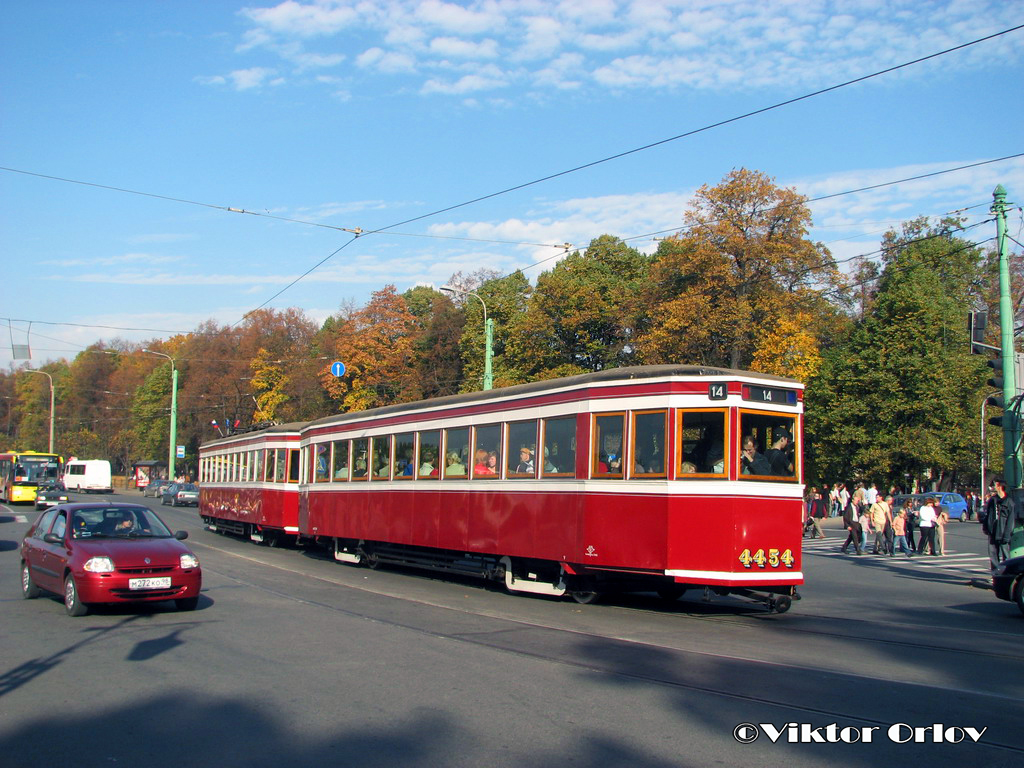 Санкт-Петербург, ЛП-33 № 4454; Санкт-Петербург — Парад в честь 100-летия Петербургского трамвая