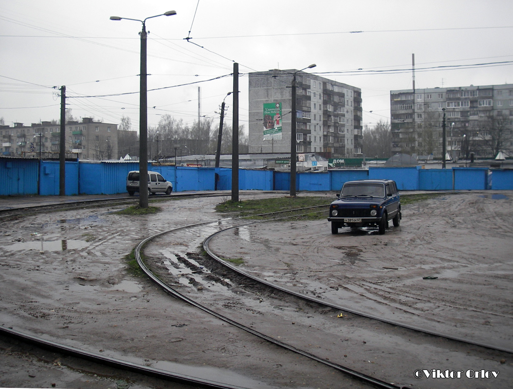 Смоленск — Трамвайные конечные станции