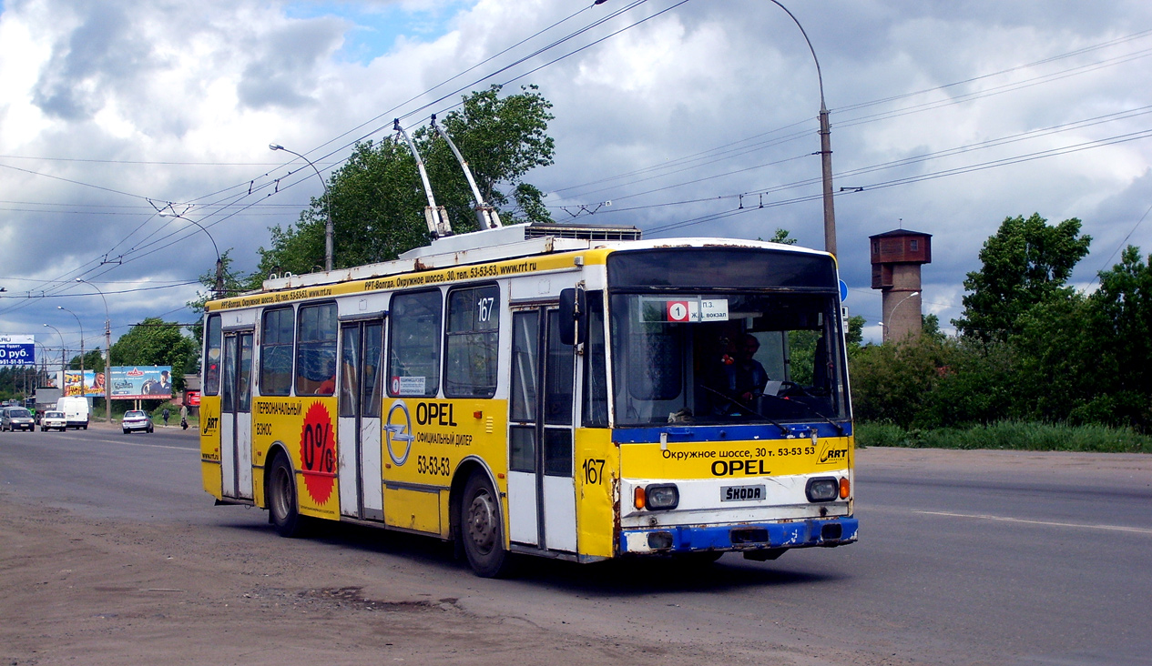 Вологда, Škoda 14TrM № 167