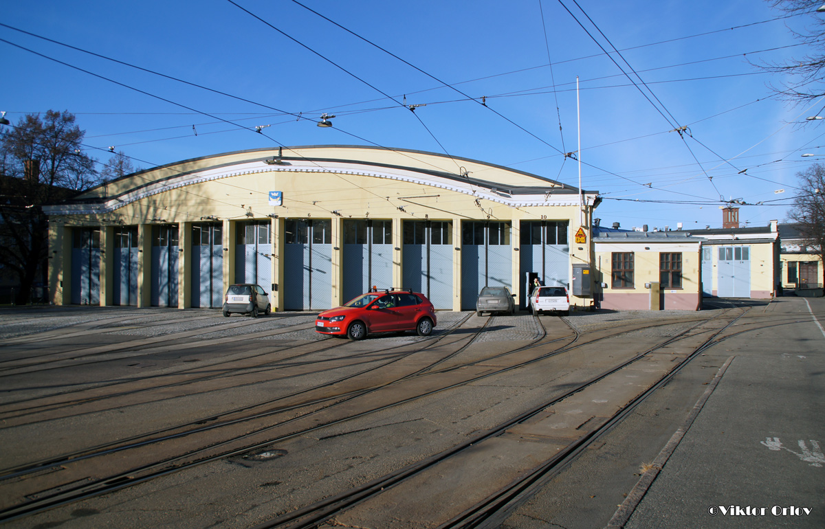 Хельсинки — Трамвайные депо