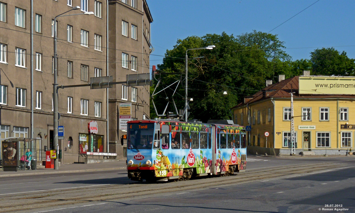 Таллин, Tatra KT4D № 155