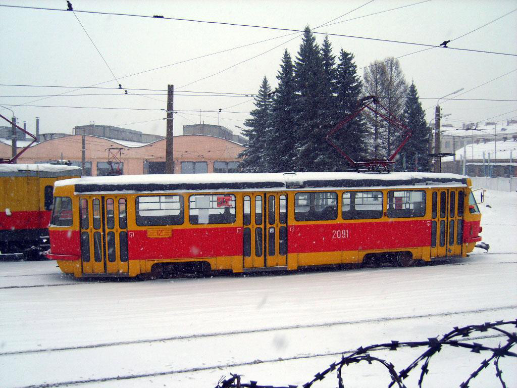 Уфа, Tatra T3D № 2091