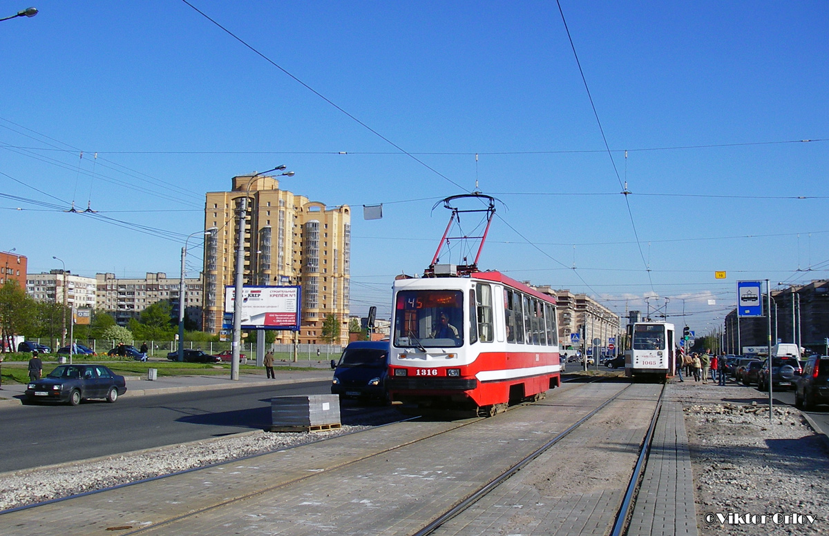 Санкт-Петербург, ЛМ-99АВ / 71-134А № 1316