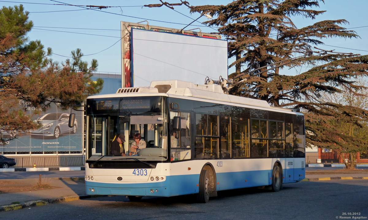 Крымский троллейбус, Богдан Т70110 № 4303