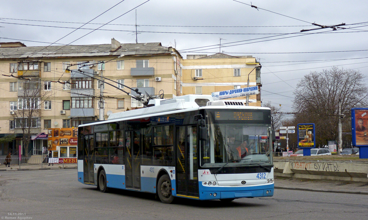Крымский троллейбус, Богдан Т70110 № 4312