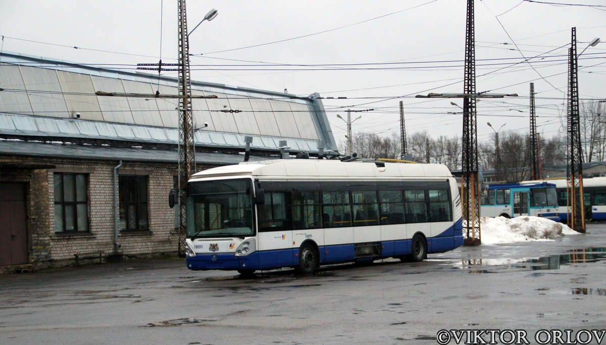 Рига, Škoda 24Tr Irisbus Citelis 12M № 18091