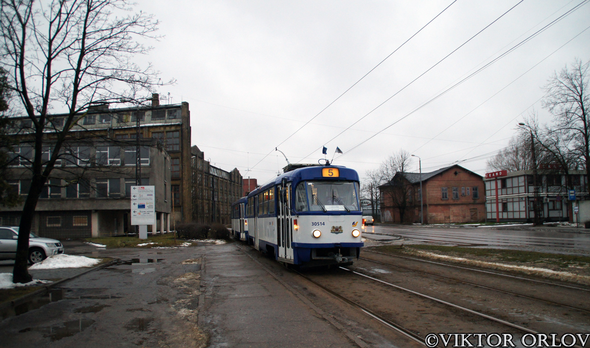 Рига, Tatra T3A № 30514