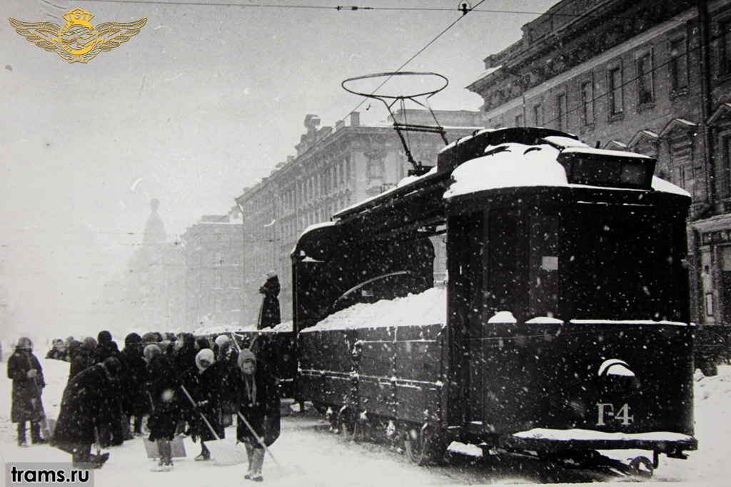 Санкт-Петербург, ГМп № Г-4; Санкт-Петербург — Исторические фотографии трамваев