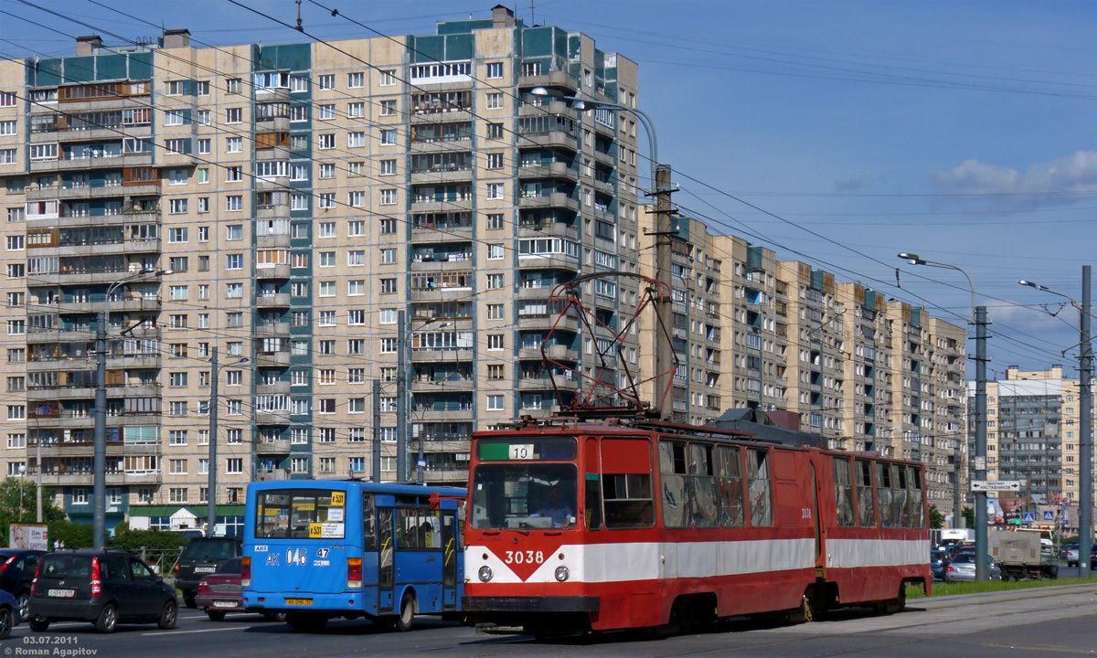 Санкт-Петербург, ЛВС-86К № 3038