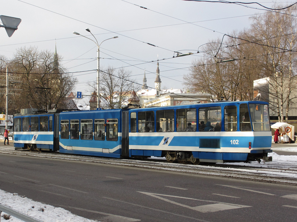 Таллин, Tatra KT6T № 102