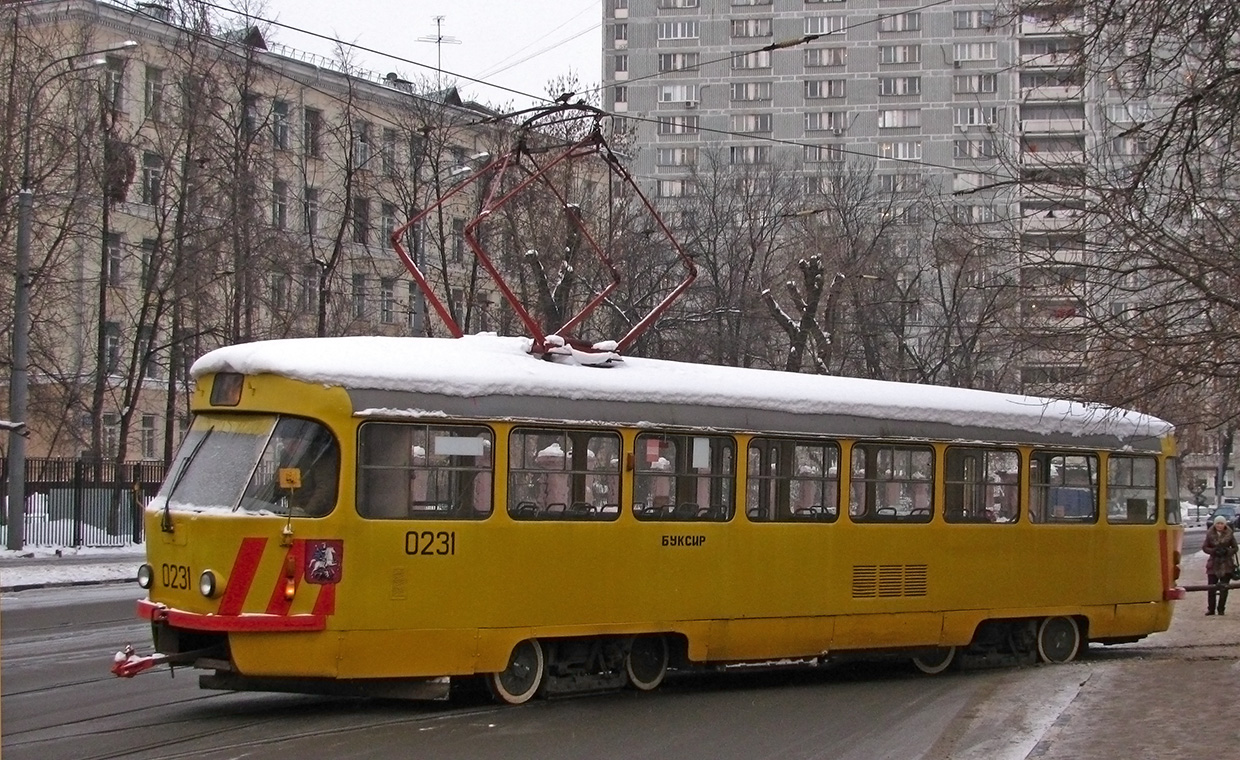 Москва, Tatra T3SU № 0231