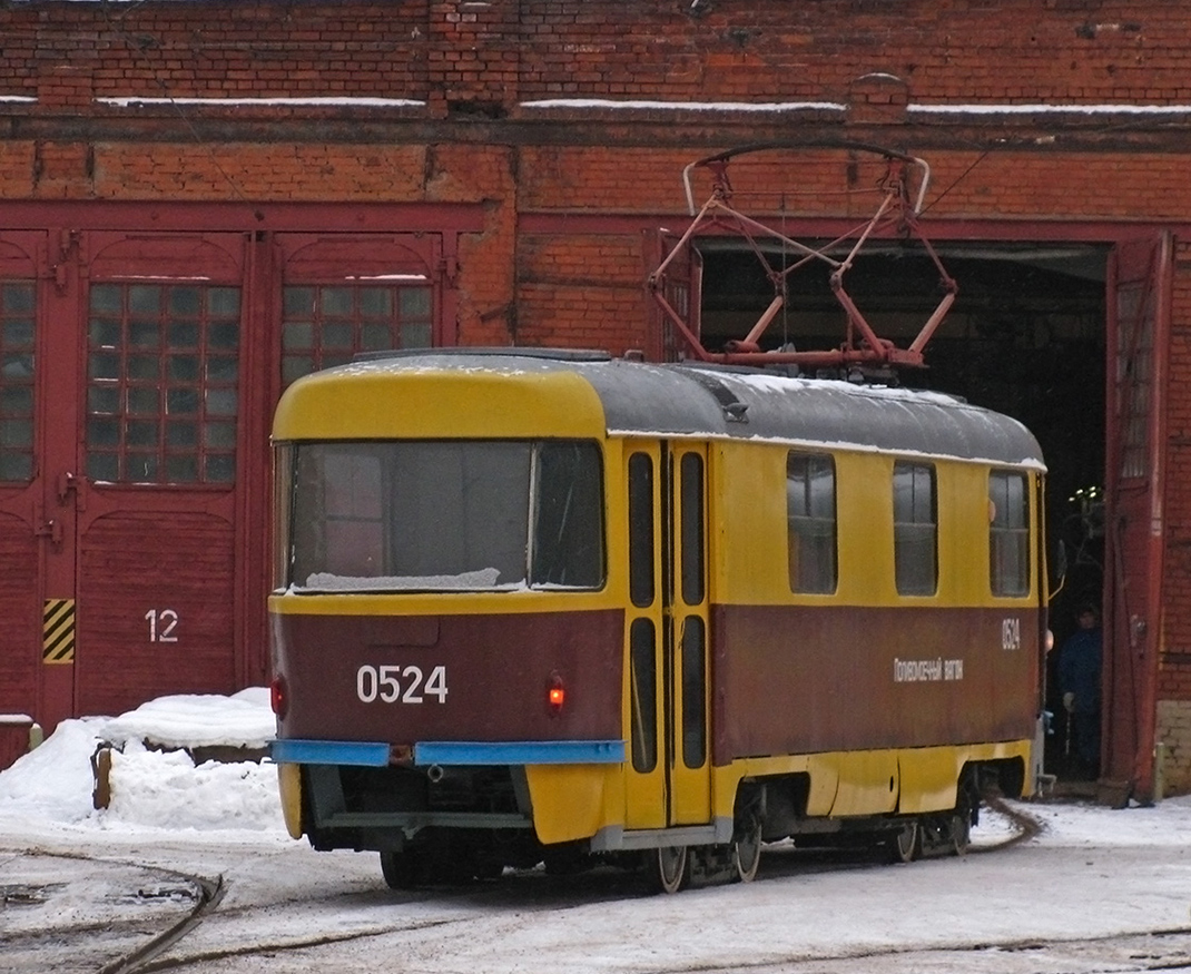 Москва, Tatra T3SU № 0524