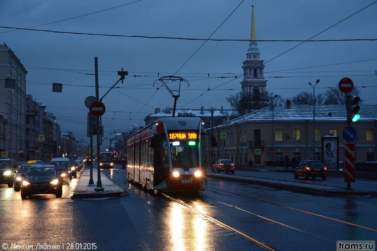 Санкт-Петербург, Alstom Citadis 301 CIS / 71-801 № 8907