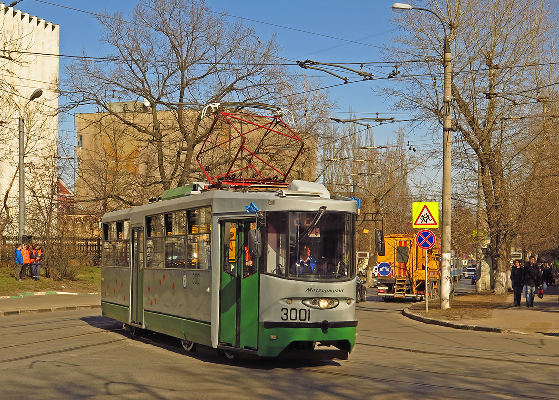 Москва, ЛМ-2000 / 71-135 № 3001; Москва — Парад в честь 116-летия Московского трамвая