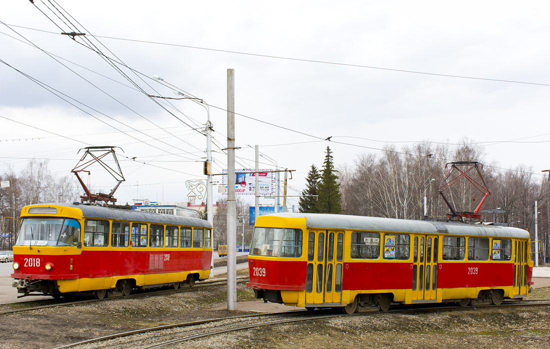 Уфа, Tatra T3D № 2018; Уфа, Tatra T3D № 2039