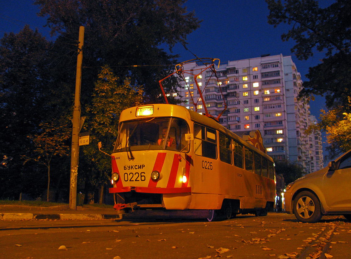 Москва, Tatra T3SU № 0226