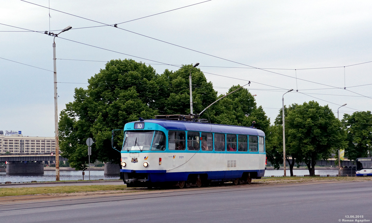 Рига, Tatra T3A № 51211