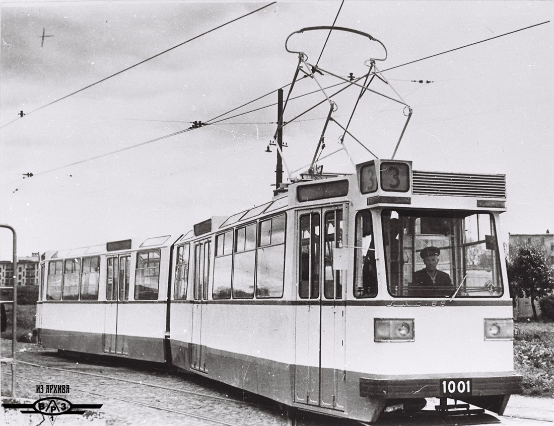 Санкт-Петербург, ЛВС-66 № 1001; Санкт-Петербург — Исторические фотографии трамваев