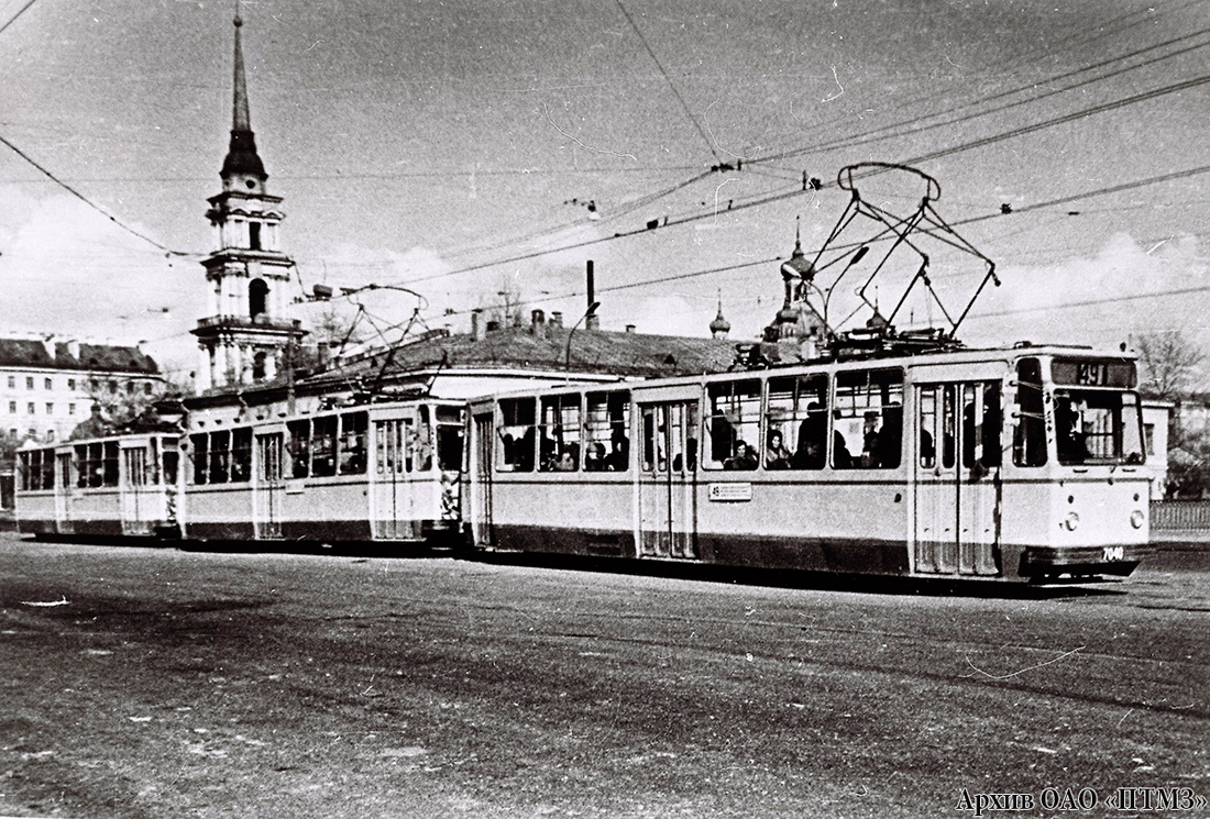Санкт-Петербург, ЛМ-68М № 7040; Санкт-Петербург — Исторические фотографии трамваев