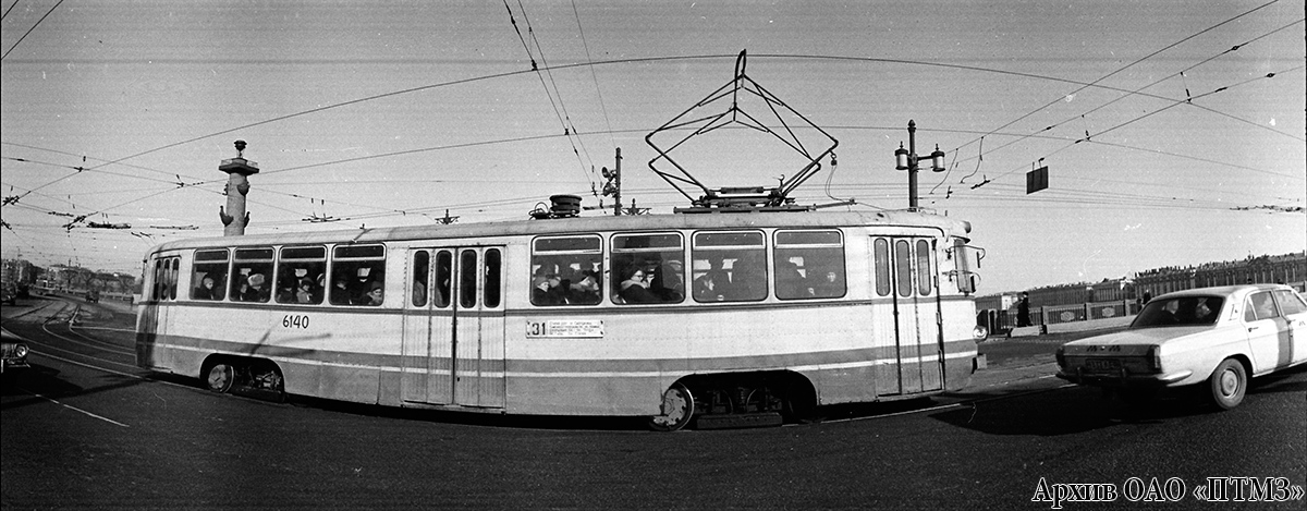 Санкт-Петербург, ЛМ-57 № 6140; Санкт-Петербург — Исторические фотографии трамваев