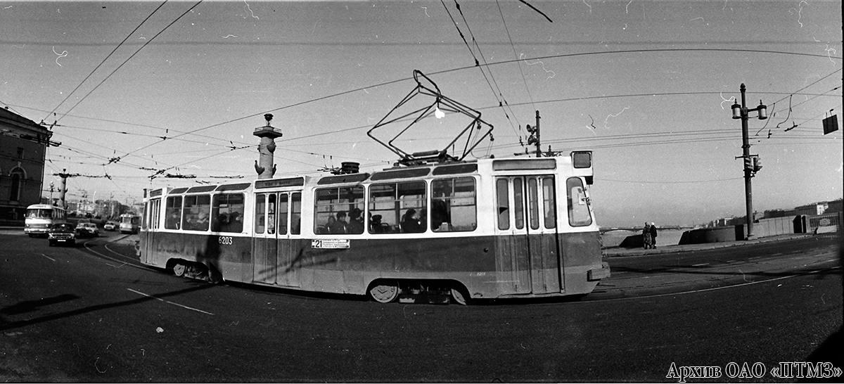 Санкт-Петербург, ЛМ-68 № 6203; Санкт-Петербург — Исторические фотографии трамваев