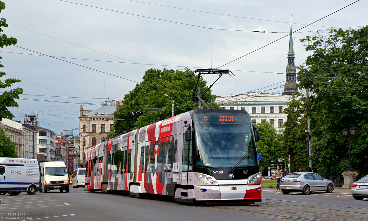 Рига, Škoda 15T ForCity Riga № 57180