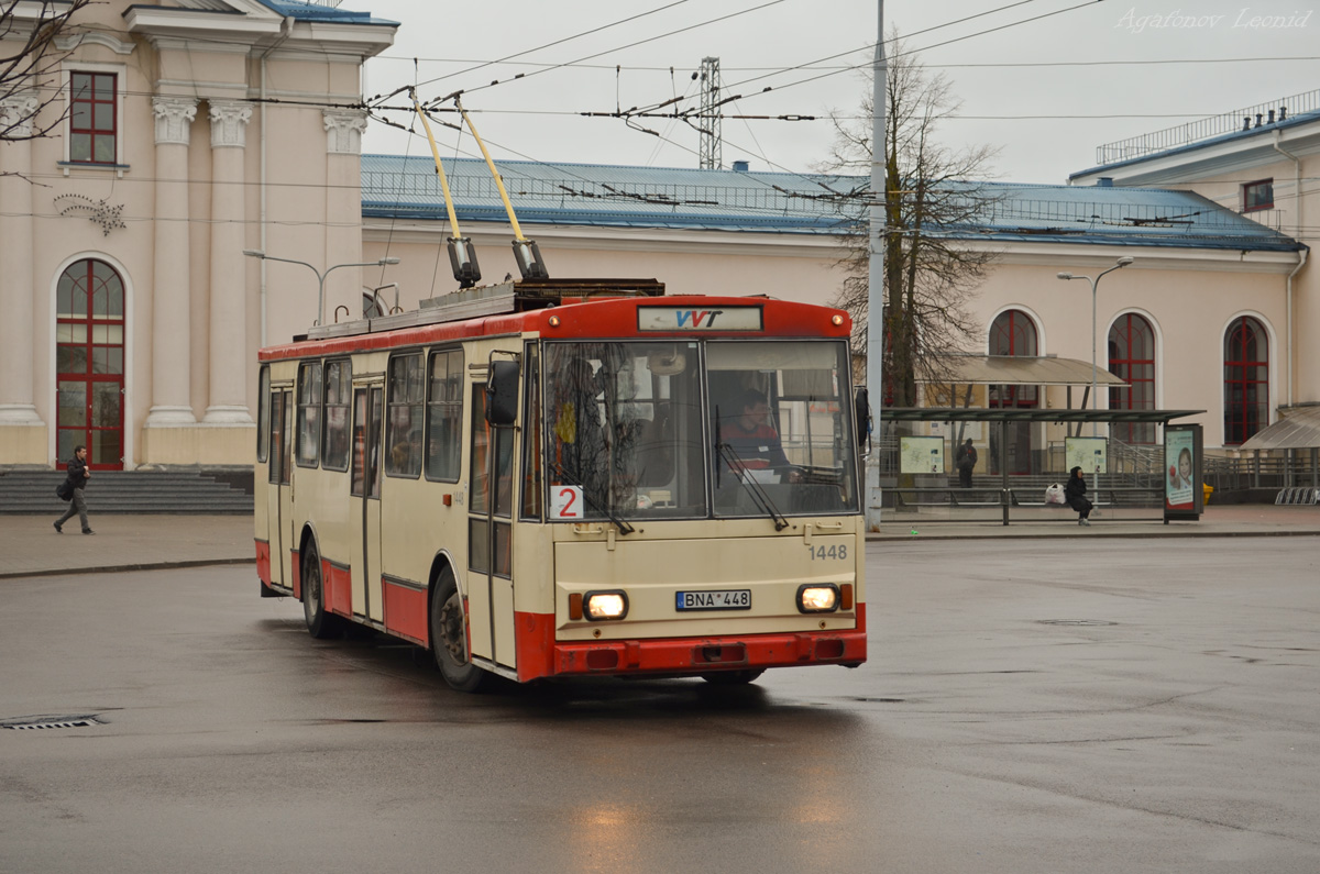 Вильнюс, Škoda 14Tr06 № 1448