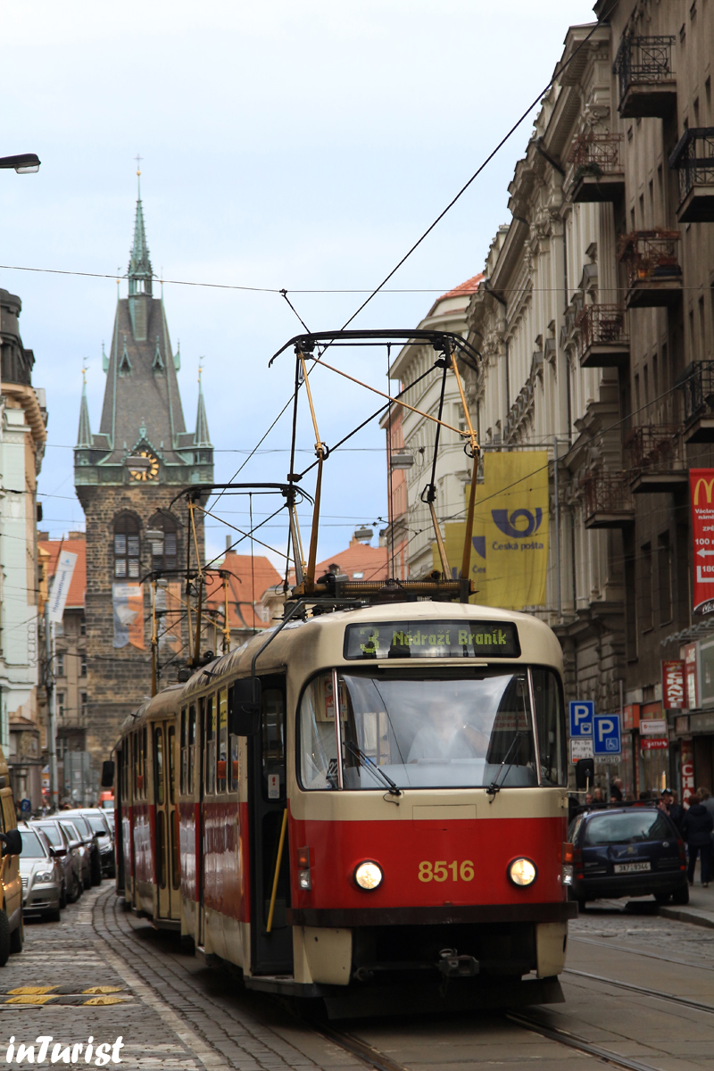 Прага, Tatra T3R.P № 8516