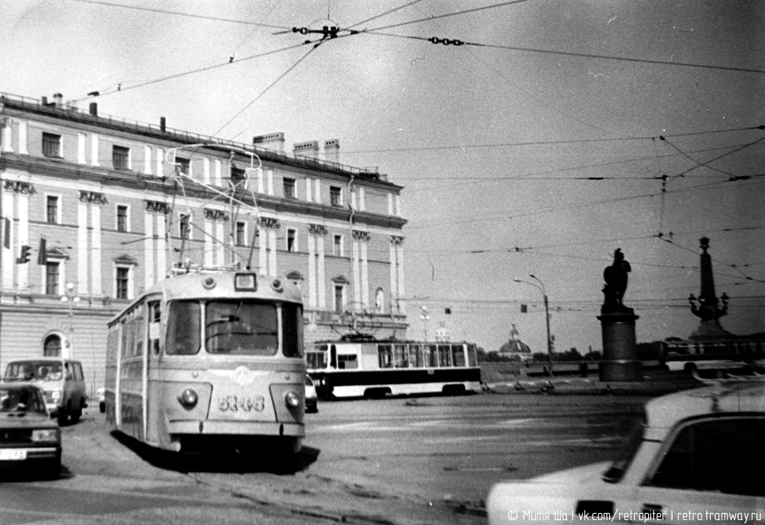 Санкт-Петербург, ЛМ-57 № 5148; Санкт-Петербург — Трамвайный парад в честь 290-летия Санкт-Петербурга